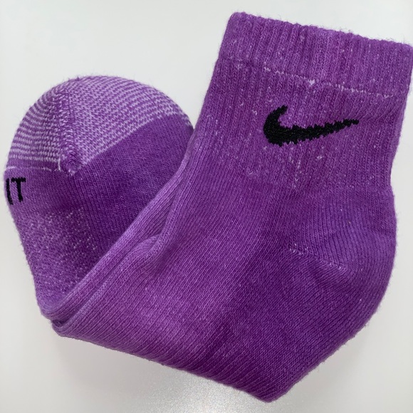 Nike Solid Colored Socks (Purple) - Picture 2 of 3